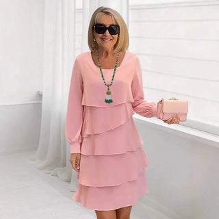 Madeleine – Robe midi fluide élégante femme