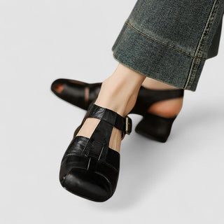 Adèle | Chaussures Mary Jane ouverte rétro femme
