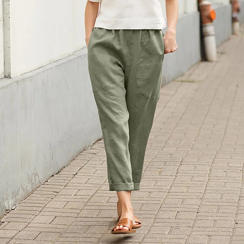 Françoise | Pantalon chino femme raffiné casual