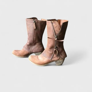 Élisa | Bottes rétro zippées femme