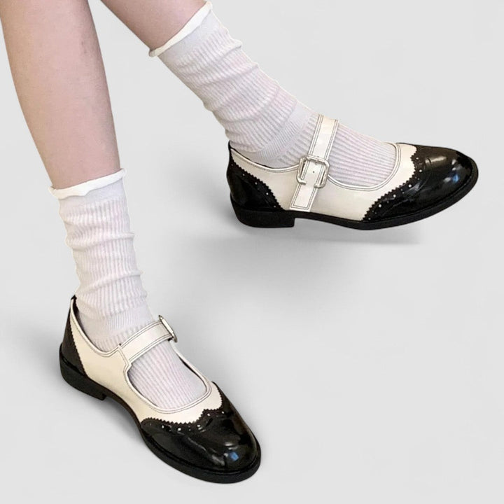 Claudine | Chaussures Mary Jane bicolore rétro femme