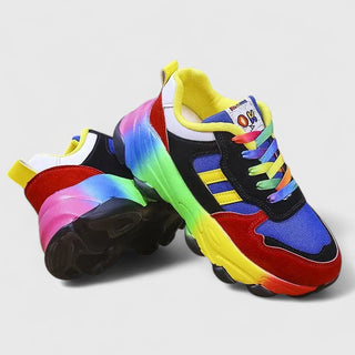 Maya | Baskets multicolores dynamiques femme