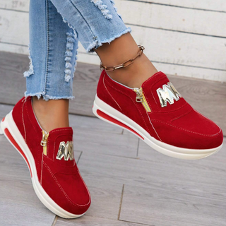 Mélina | Baskets slip-on zip chic femme