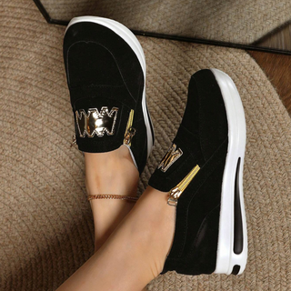 Mélina | Baskets slip-on zip chic femme