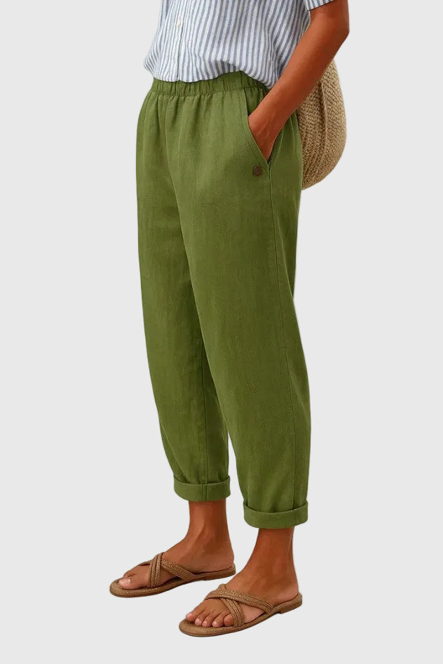 Mathilde | Pantalon femme coupe ballon confortable
