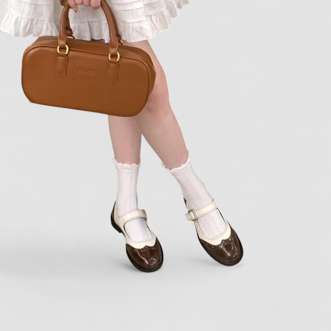 Claudine | Chaussures Mary Jane bicolore rétro femme