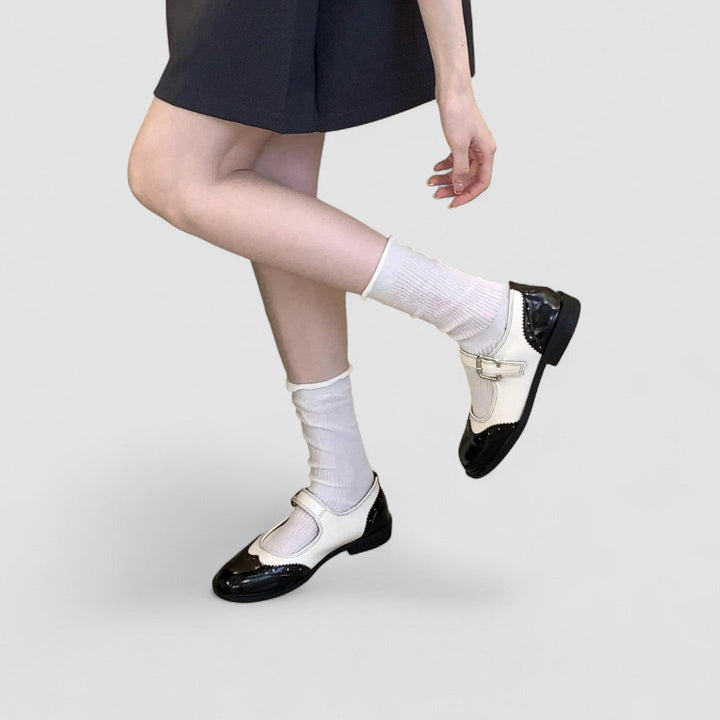 Claudine | Chaussures Mary Jane bicolore rétro femme