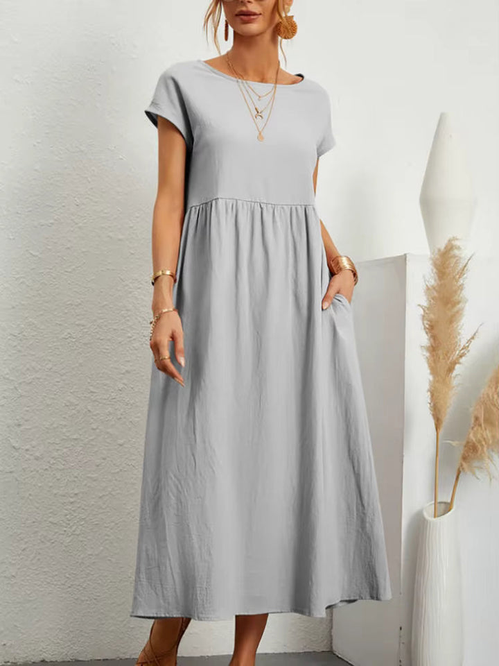Gabrielle | Robe midi fluide femme