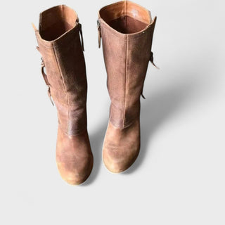 Élisa | Bottes rétro zippées femme