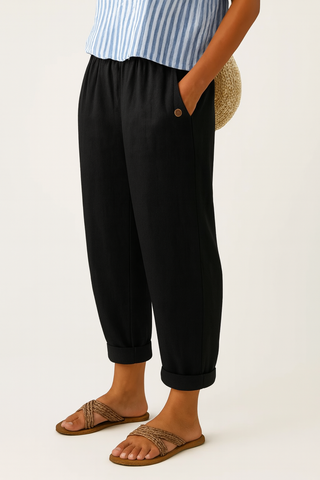 Mathilde | Pantalon femme coupe ballon confortable