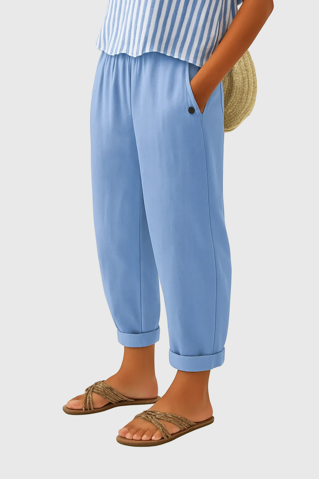 Mathilde | Pantalon femme coupe ballon confortable