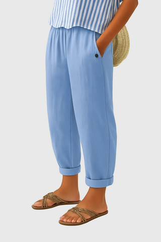 Mathilde | Pantalon femme coupe ballon confortable