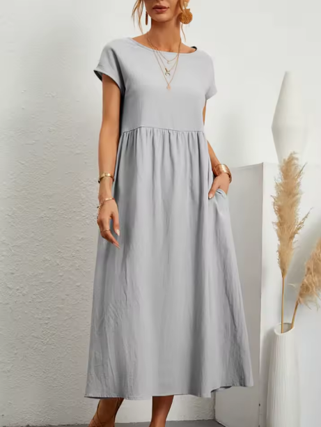 Gabrielle | Robe midi fluide femme