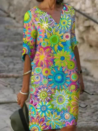 Nira | Robe midi florale femme