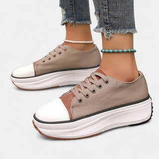 Maëlys | Baskets plateforme crantée femme
