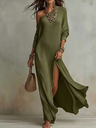 Mirabelle — Robe asymétrique femme élégante