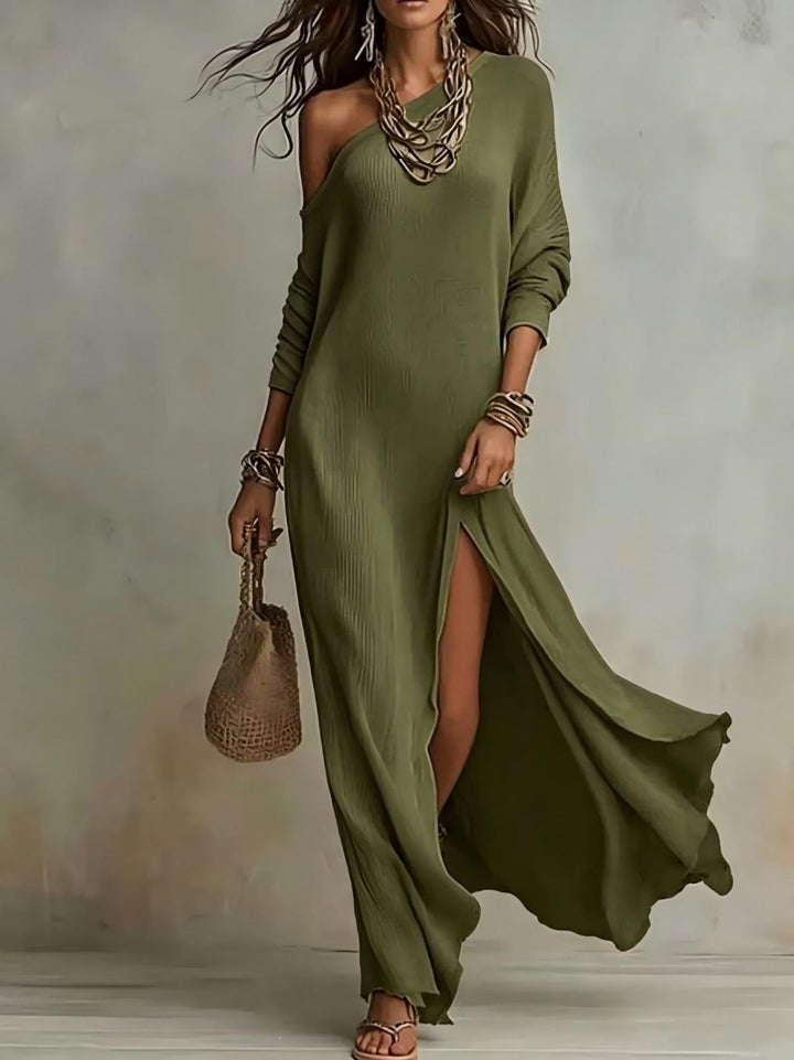 Mirabelle — Robe asymétrique femme élégante