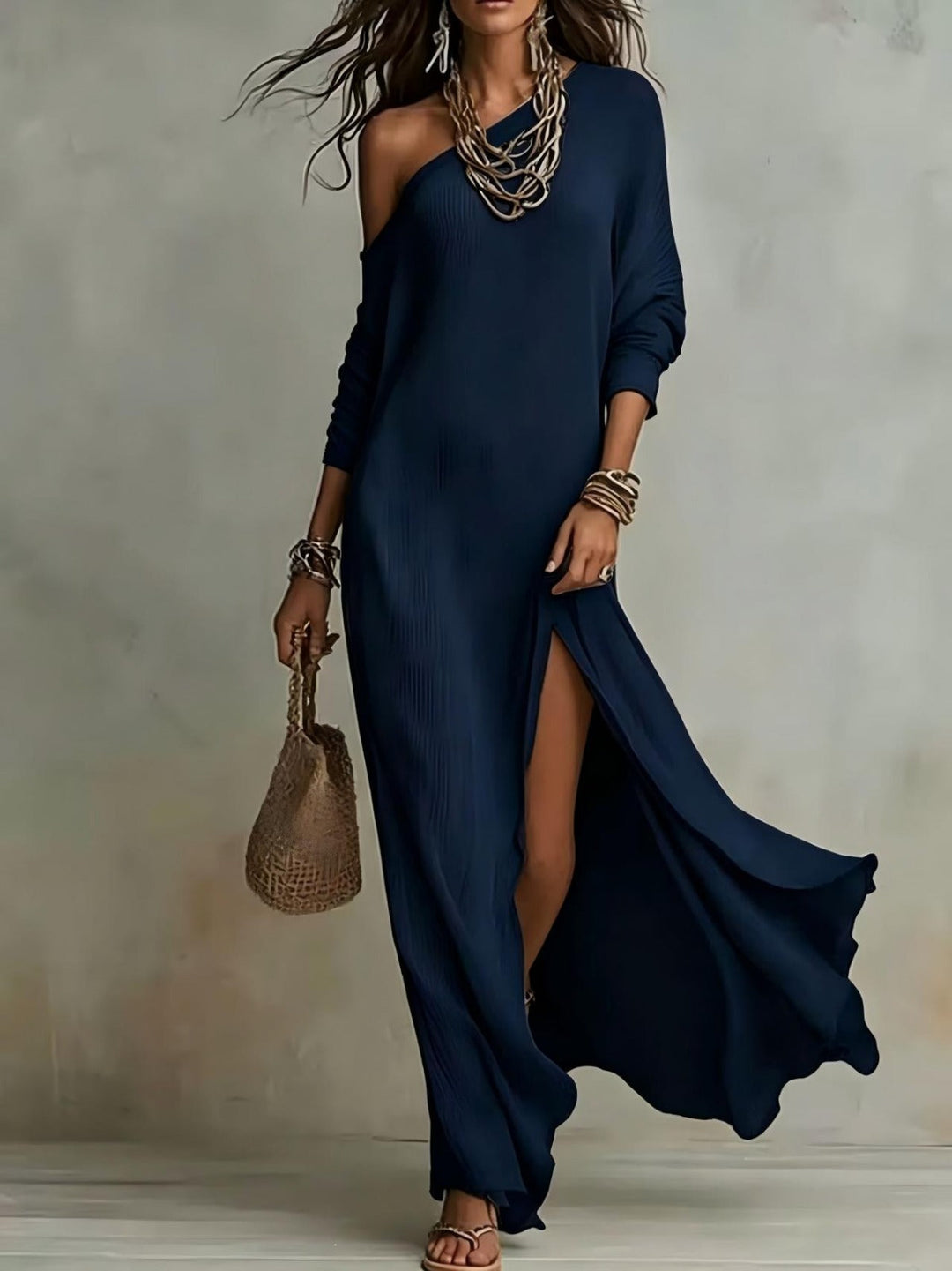 Mirabelle — Robe asymétrique femme élégante