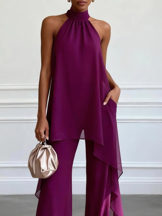 Élise | Ensemble Élégance Lilas Deux Pièces Femme