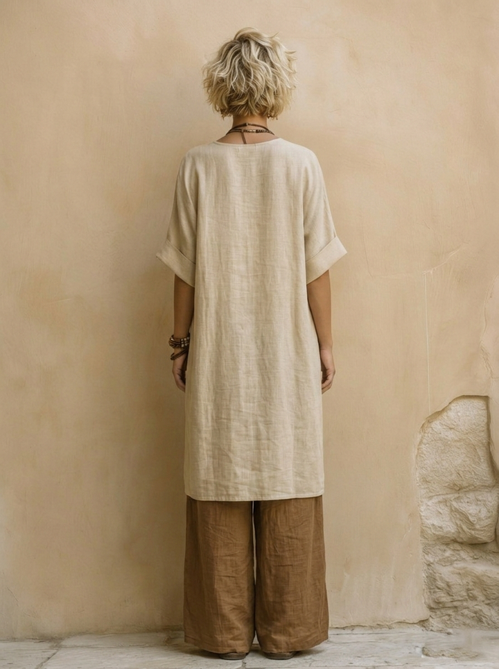 Lillie | Ensemble de Trois Pièces à Motif Tribal Femme