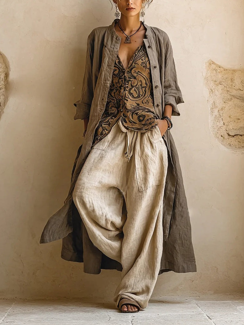 Giulia - Ensemble bohème fluide femme