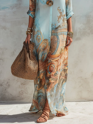 Agata — Robe chemisier femme élégante