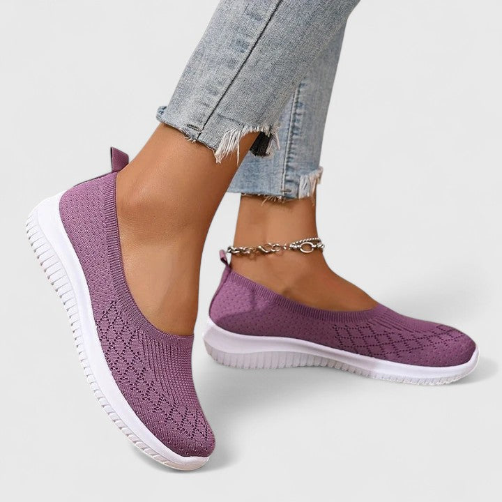Lina | Baskets slip-on respirantes femme