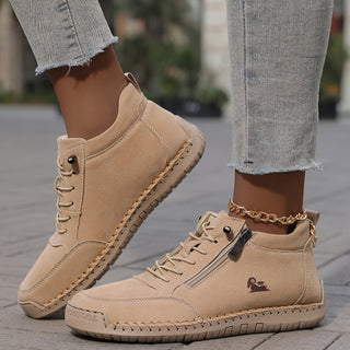 Maura | Baskets zip confort nature femme