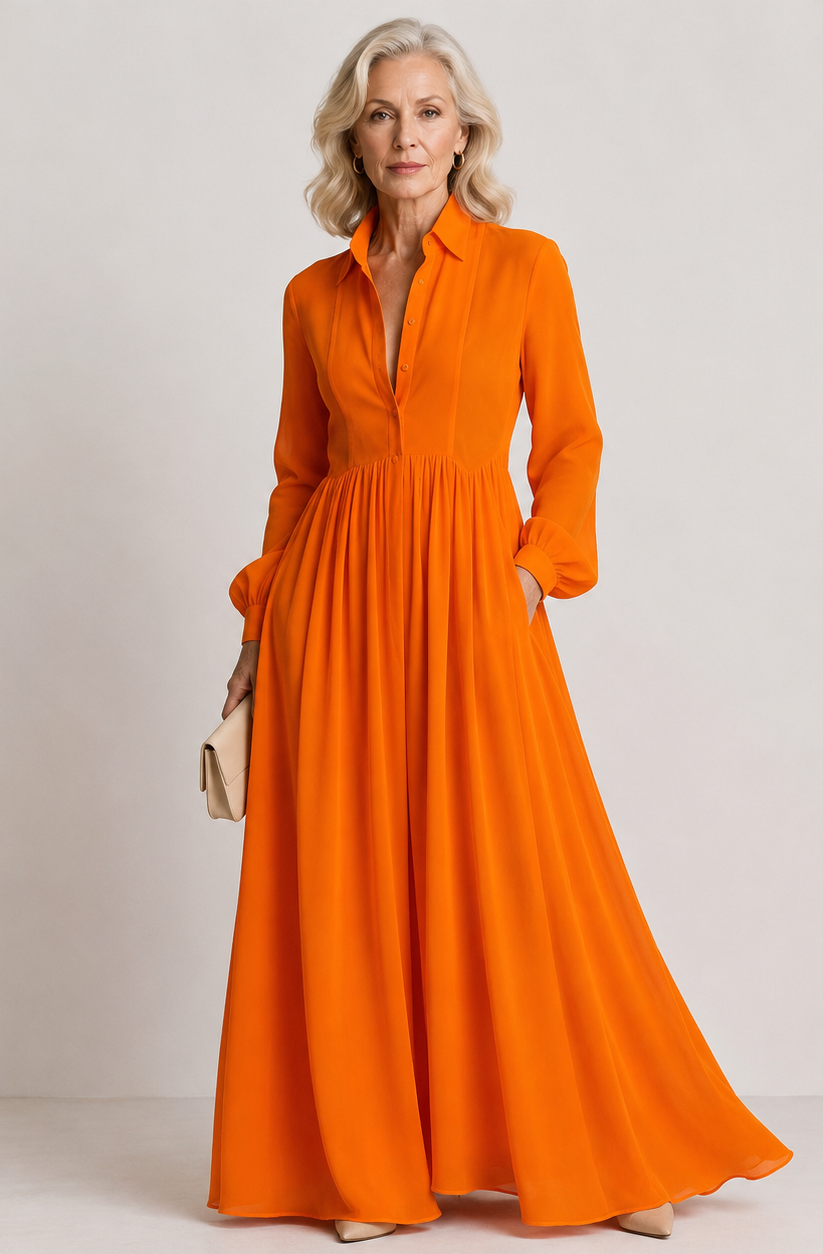 Charlotte | Robe maxi soft flow femme