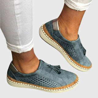Tessia | Baskets mocassin perforées femme