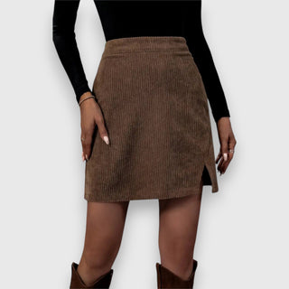 Sidonie | Jupe mini femme texturée