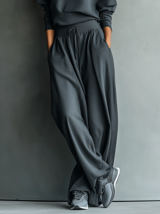 Juliette | Ensemble en Maille avec Pantalon Large Femme