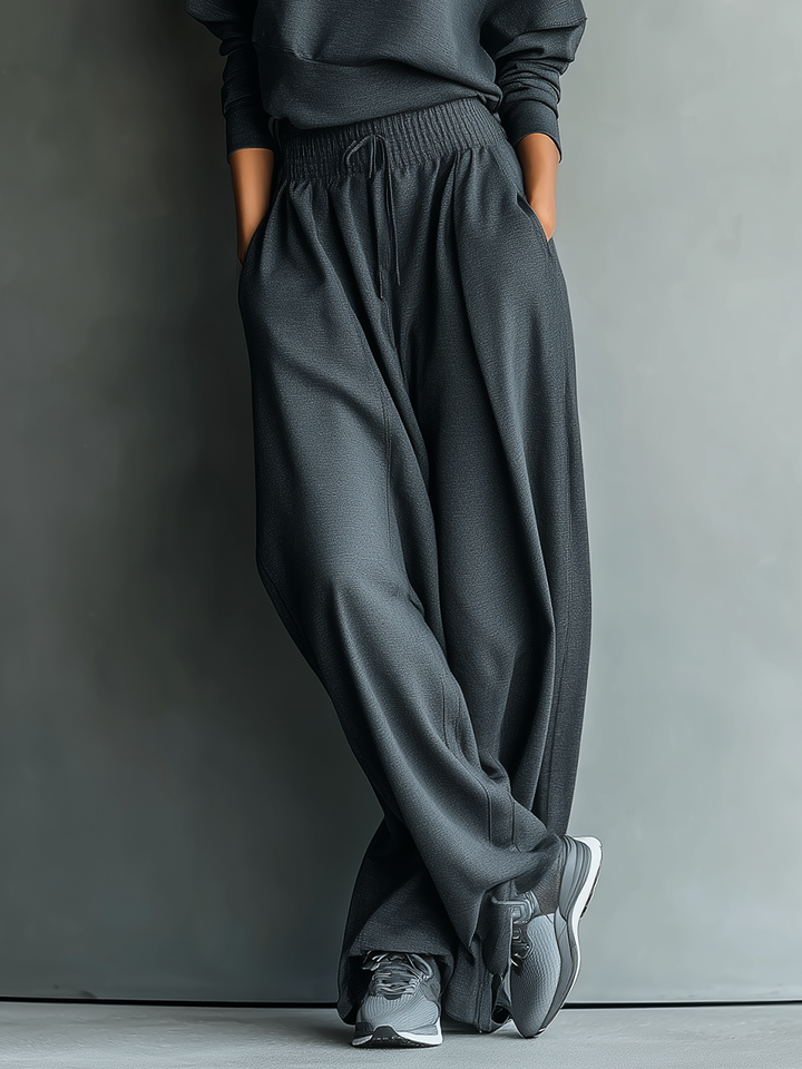 Juliette | Ensemble en Maille avec Pantalon Large Femme
