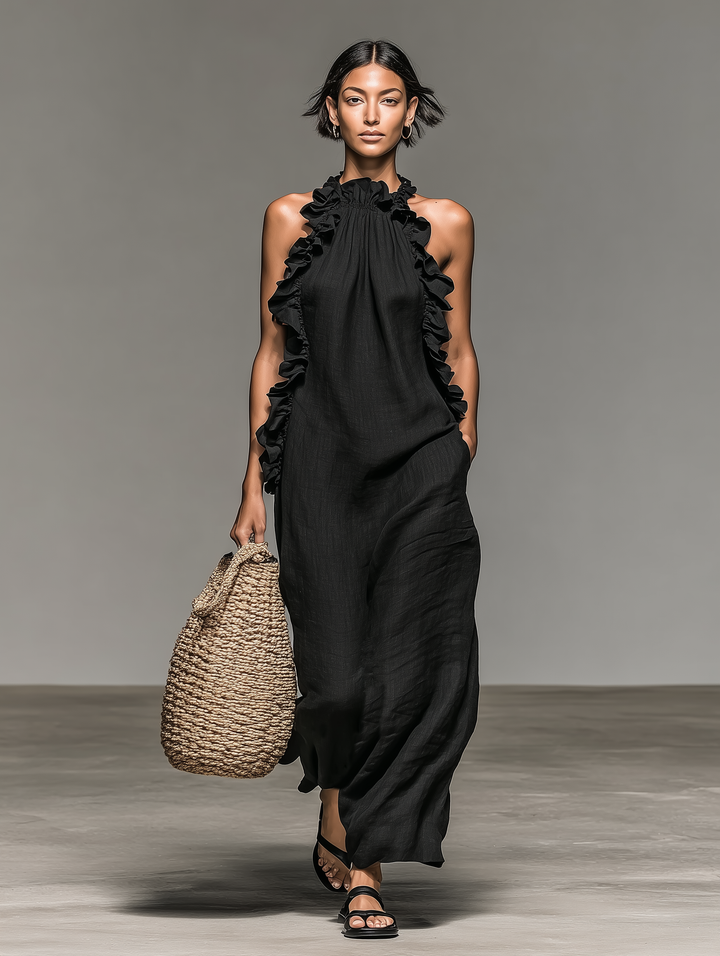 Gladys — Robe longue femme élégante