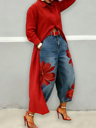 Léonie | Pantalon imprimé femme
