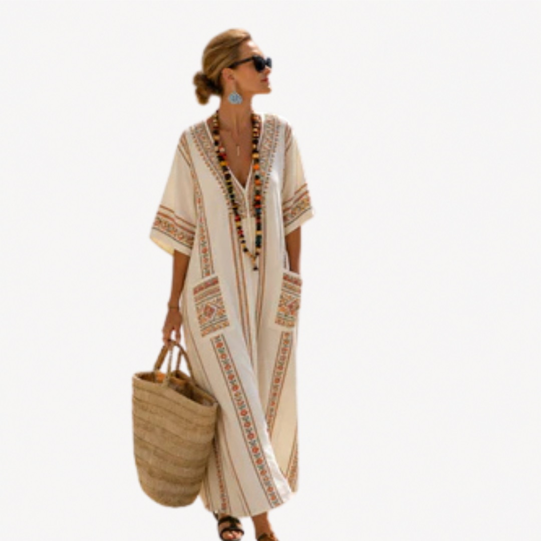 Blanche | Caftan Long Femme