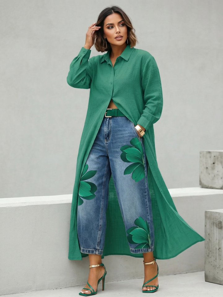 Léonie | Pantalon imprimé femme