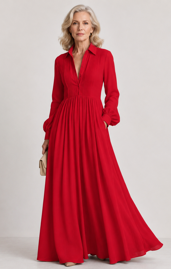 Charlotte | Robe maxi soft flow femme