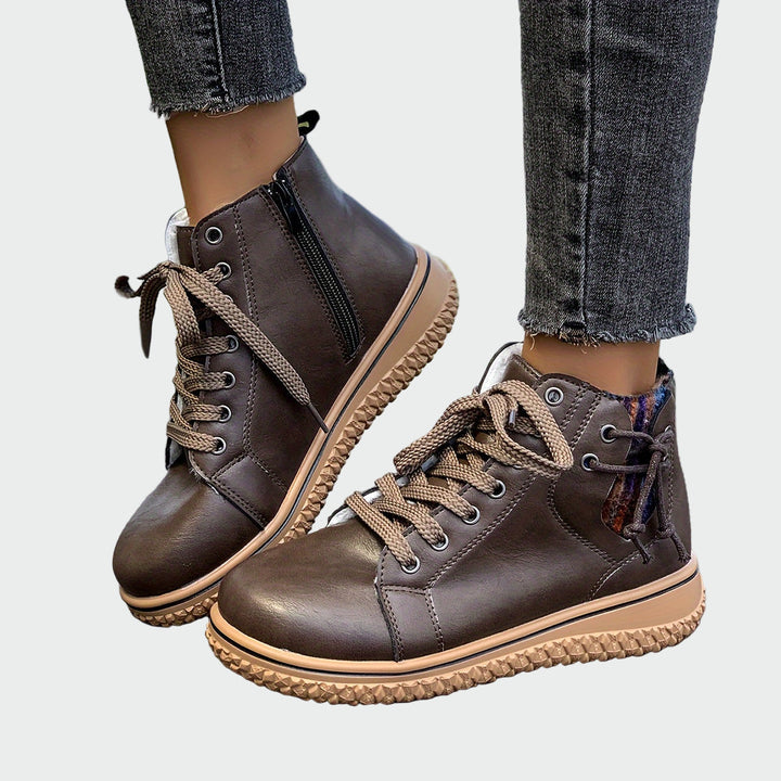 Clara | Bottines casual lacées femme