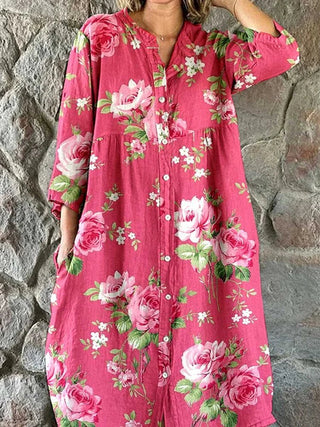 Maddie | Robe florale artistique femme