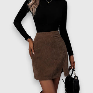 Sidonie | Jupe mini femme texturée