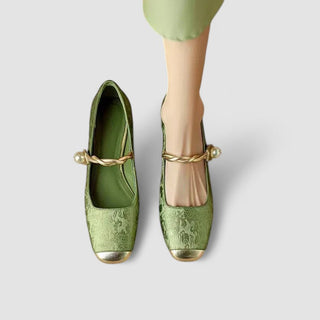 Émeraude | Chaussures Mary Jane bijou élégante femme