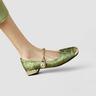 Émeraude | Chaussures Mary Jane bijou élégante femme