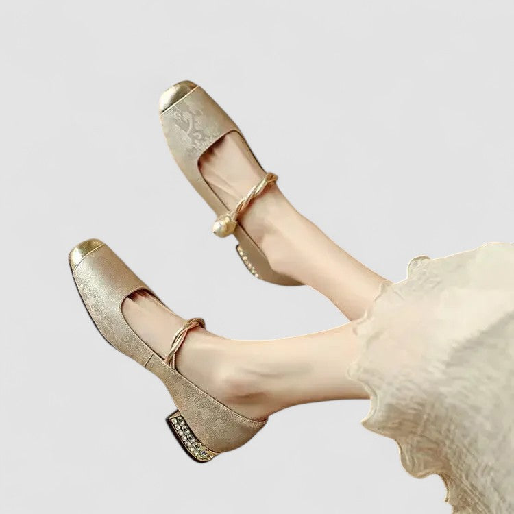Émeraude | Chaussures Mary Jane bijou élégante femme