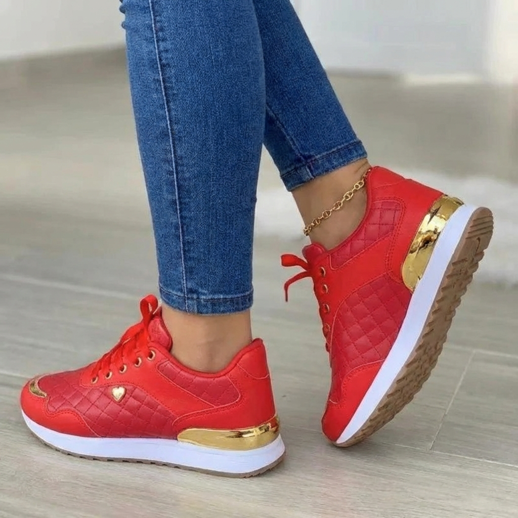 Geneviève | Baskets orthopédiques matelassées femme