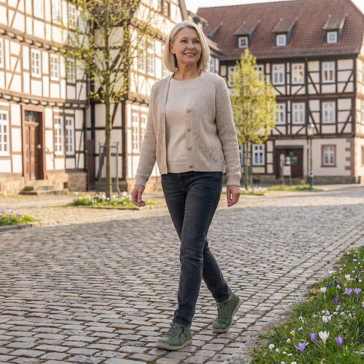Margaux | Chaussures orthopédiques zippées femme