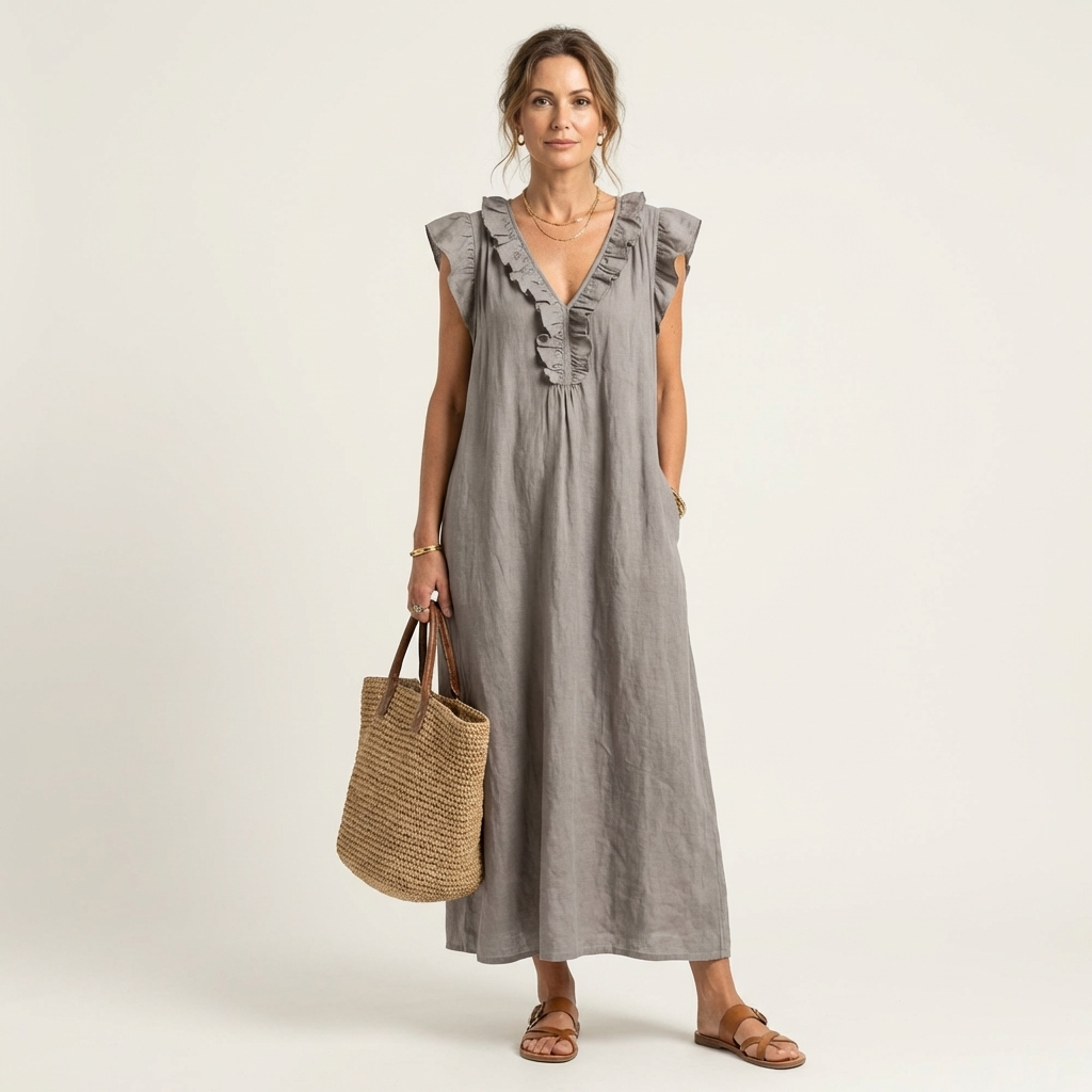 Josette — Robe longue femme élégante
