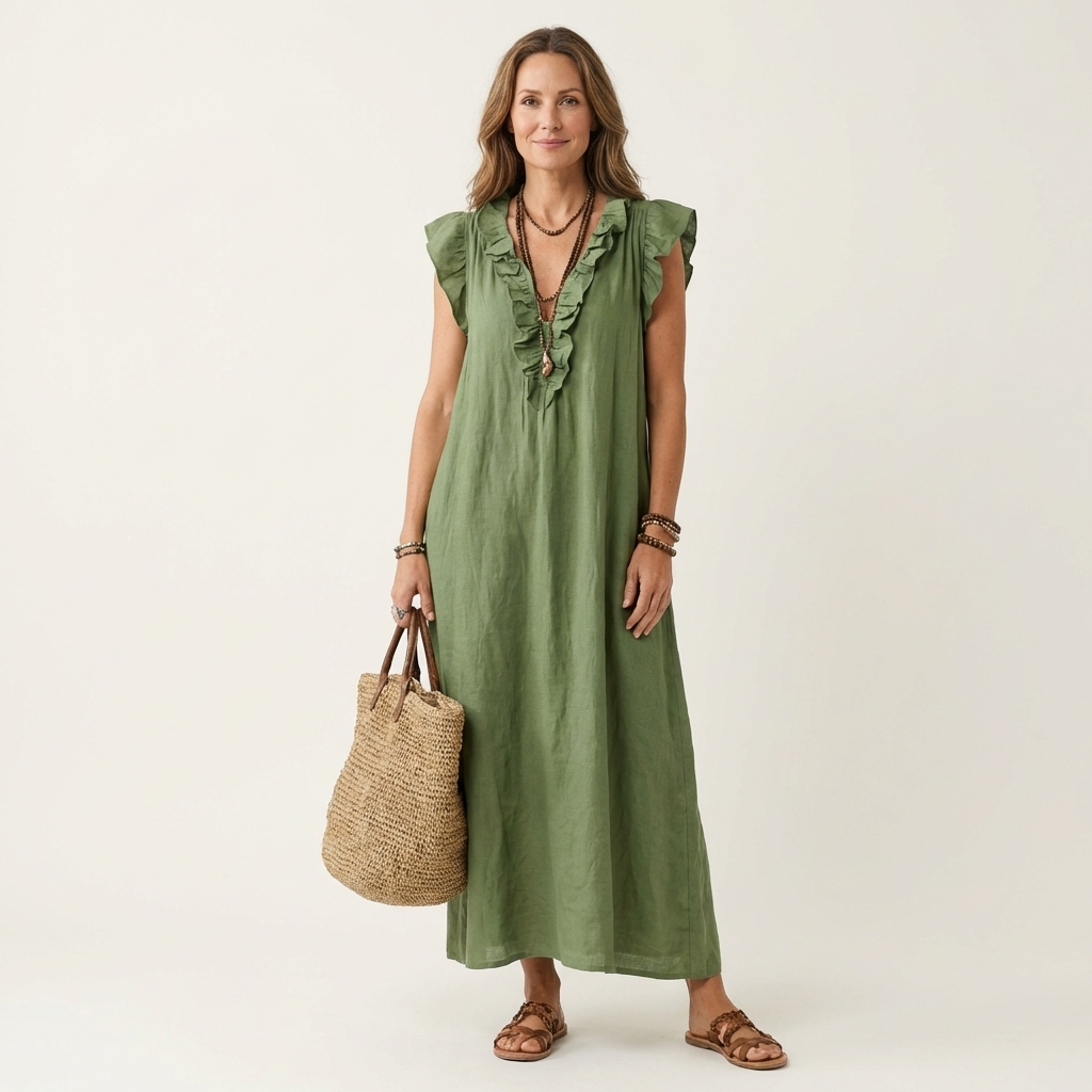 Josette — Robe longue femme élégante