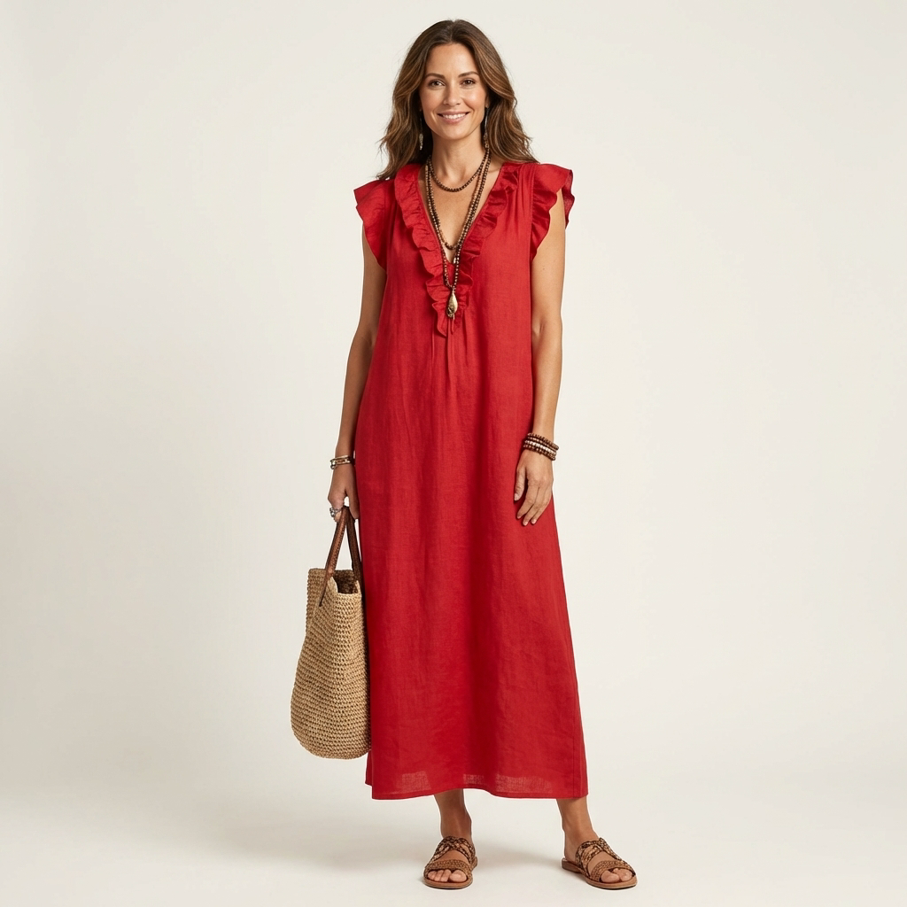 Josette — Robe longue femme élégante