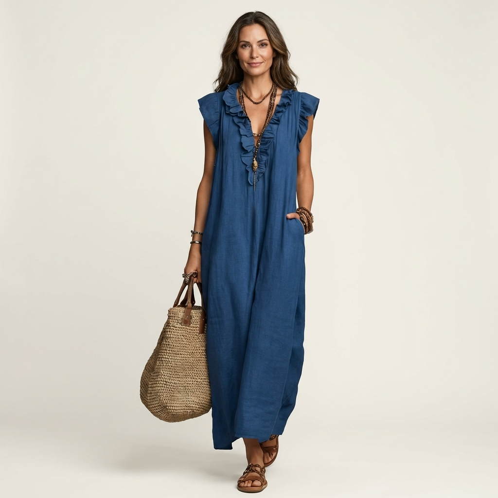 Josette — Robe longue femme élégante